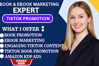 do viral booktok promotion  tiktok booktok marketing for ebook sales