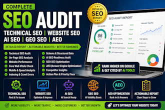 do website audit, ai, aeo, and GEO SEO