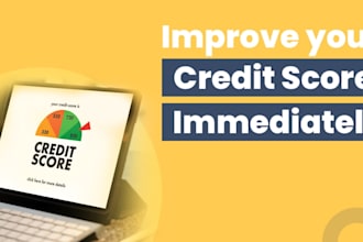 fix your credit, boost score, remove inquiry, chargeoff, late peyment,collection