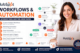 build advanced hubspot workflows and automation