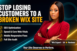 optimize your wix website for SEO, speed and mobile responsiveness