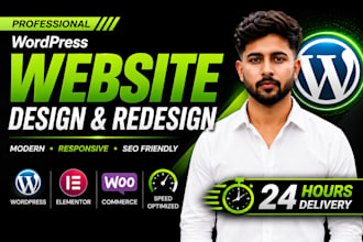 design and redesign a responsive wordpress website