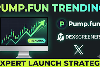 provide viral pump fun marketing and dexscreener trending