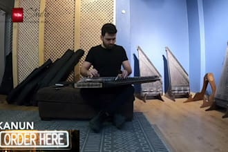 record kanun, kalimba, yangqin, pedal steel, kokiriko and maracas for your track