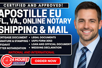 provide full apostille and notarization services for USA, chinese document