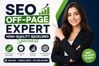 increase domain authority da 40 plus  with high quality backlinks
