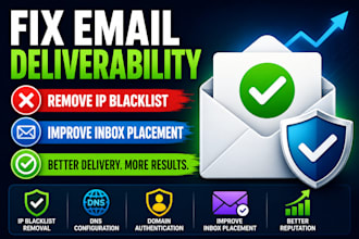 fix email deliverability remove IP blacklist and improve inbox placement
