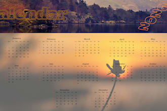 make costumze calendar and flires