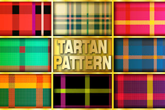 do tartan seamless repeated pattern