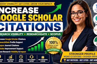 increase google scholar citation researchgate scopus journal citations