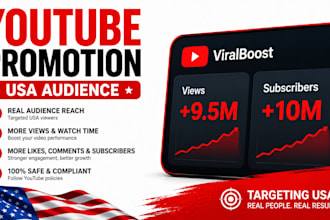 usa youtube promotion music video 5 million views podcast promotion