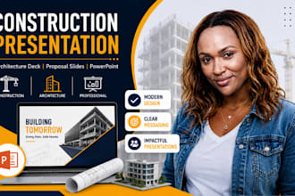 design construction presentation, architecture deck, powerpoint proposal slides