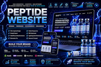 build peptide website, fda complaint, supplement website