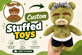 make custom plush stuffed toy