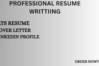 create a professional resume cover letter and linked in