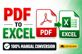 convert PDF to excel manually with accurate formatting