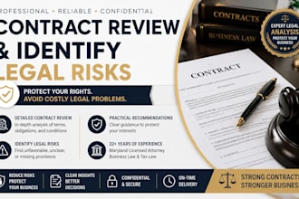 review contracts and identify legal risks
