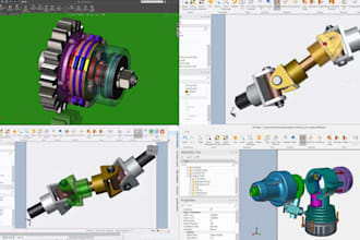 cad modeling solidwork fusion 360 mechanical design step stl cnc 3d printing