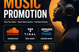 do organic viral soundcloud music promotion tidal music amazon music