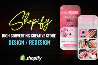 design, redesign or revamp SEO friendly shopify website