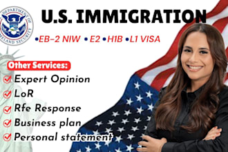 write eb2 niw eb1a rfe response business plan and petition letter