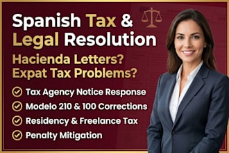 solve your spanish tax or legal problems professionally and fast