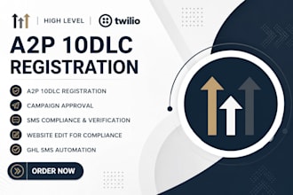 do a2p 10dlc registration website tcr compliant