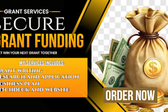 do small business grant writing, research and write nonprofit grant proposals