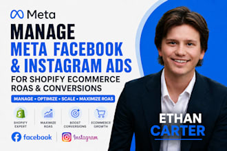 manage meta facebook instagram ads for shopify ecommerce roas and conversions