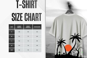 create creative and unique tshirt graphics