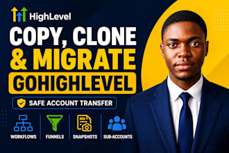copy clone gohighlevel website go high level landing pages ghl websites funnel