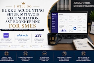do bukku account cleanup, setup myinvois reconciliation sst bookkeeping for smes