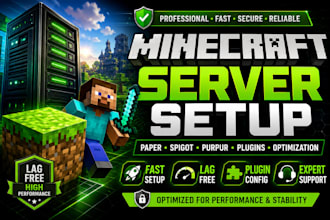 setup optimize minecraft server with paper spigot plugins and fixes