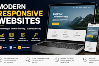 create or maintain a modern responsive website