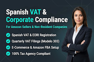 handle spanish tax filing, vat registration, and corporate compliance
