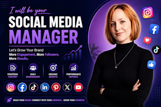 be your social media manager instagram social media manager marketing manager
