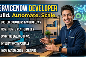 provide assistance with any kind of servicenow work