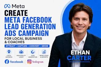 create meta facebook lead generation ads campaign for local business and coaches