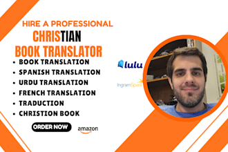 translate format christian book english to french traduction spanish urdu hindi