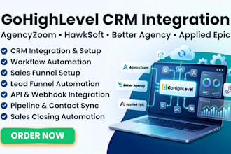 integrate gohighlevelwith agencyzoom hawksoft better agency or applied epic