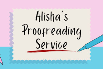 proofread, revise, and edit your documents
