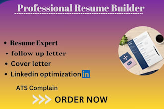 write and upgrade your resume, cv, cover letter, linkedin