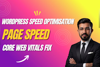 do wordpress speed optimisation, pagespeed, core web vitals fix