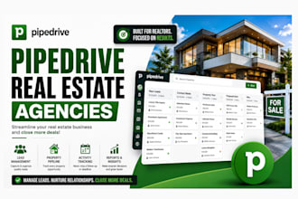 build pipedrive CRM automation for your real estate agencies