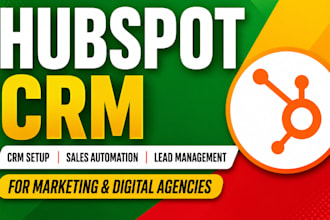 automate hubspot CRM for marketing and digital agencies