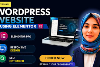 build custom elementor wordpress site for startups and companies