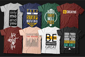 do t shirt design and graphic t shirt design
