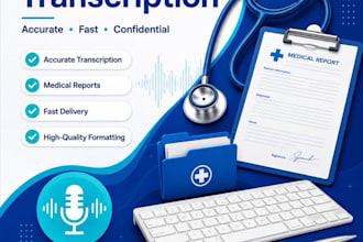 accurately transcribe medical audio and video to text