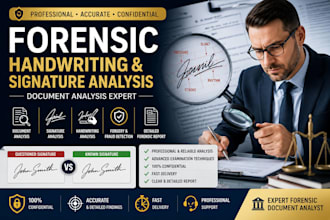 forensic document, handwriting, signature analysis fraud, forgery detection