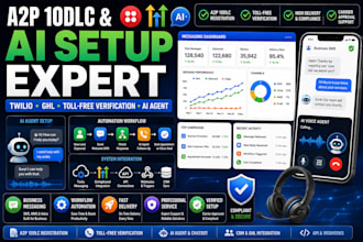 a2p 10dlc registration and verification on twilio ghl tollfree ai agent setup